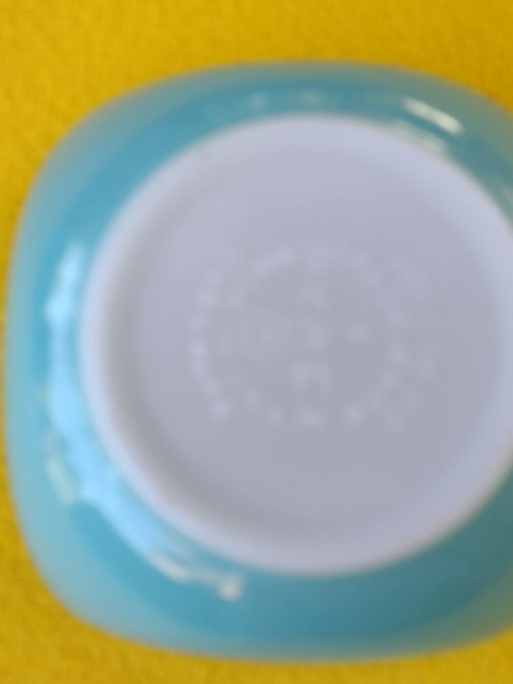 Vintage Pyrex Turquoise Cinderella Snack Chip & Dip Bowl Set Original Box---Rare - Picture 6 of 16